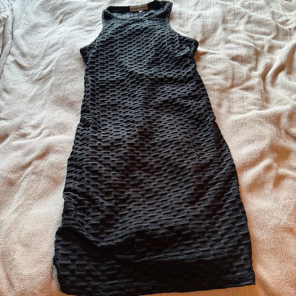 Almost Famous Black Bodycon Dress Size XL